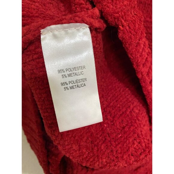 Weatherproof Vintage Women's Chenille Crewneck Sweater X- Large NWT Christmas - Picture 9 of 9